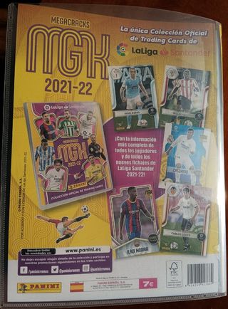COLECCIÓN COMPLETA PANINI Liga 2021-22 MEGACRACKS