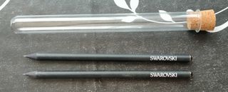Lápiz de grafito, Swarovski.