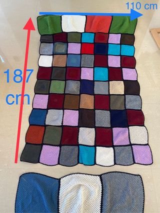 Colcha crochet