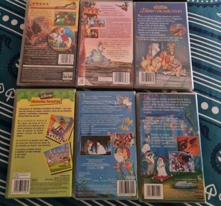 Películas Disney VHS y Warner Bros