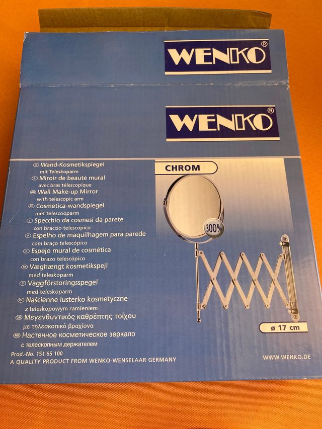 Espejo mural para cosmética telescópico