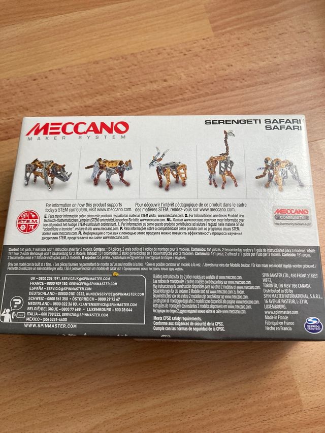 Meccano 8 o más años 16207. 151 piezas