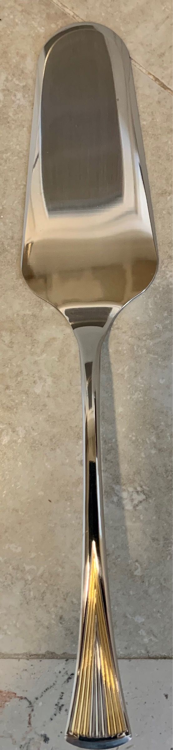 Set da dolce Morinox acciaio e oro zecchino