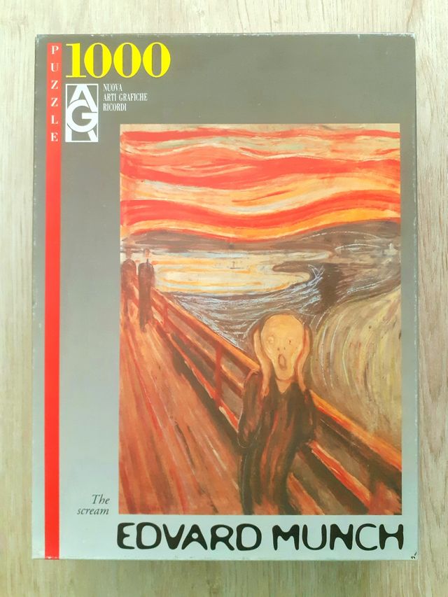 😱 Puzle de 1.000 piezas EL GRITO de Edvard Munch
