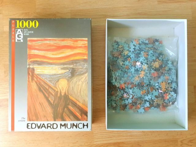 😱 Puzle de 1.000 piezas EL GRITO de Edvard Munch