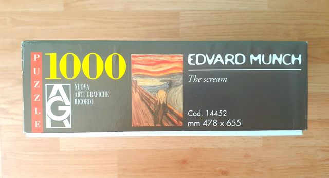 😱 Puzle de 1.000 piezas EL GRITO de Edvard Munch