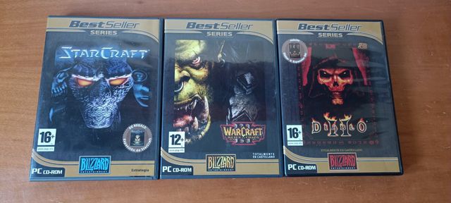 Pack Warcraft+Starcraft+Diablo II PC
