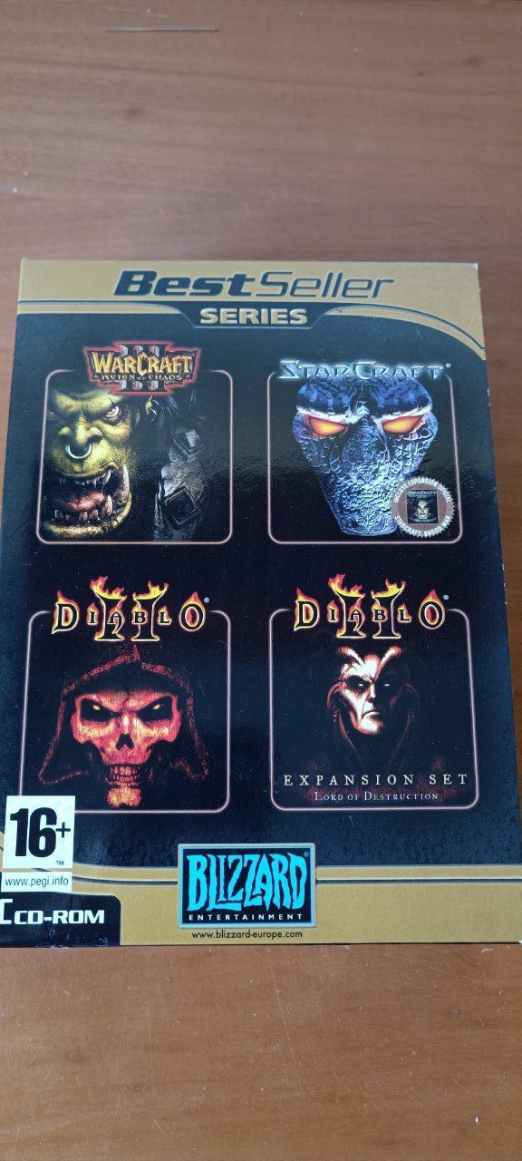 Pack Warcraft+Starcraft+Diablo II PC
