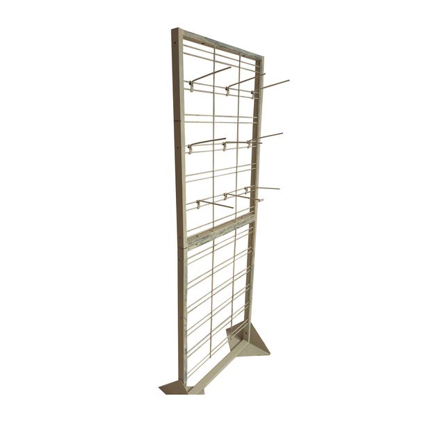 Espositore in metallo, supporto per gondola e accessori.