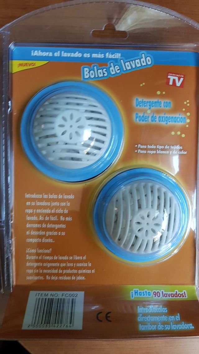 NOVAS bolas de lavagem