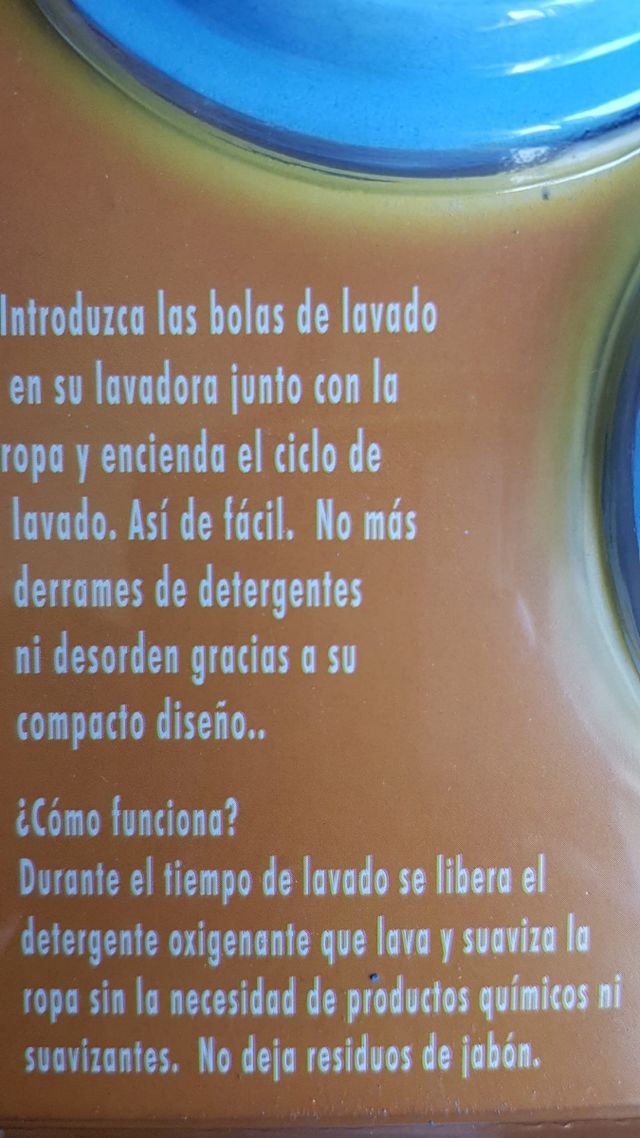 NOVAS bolas de lavagem