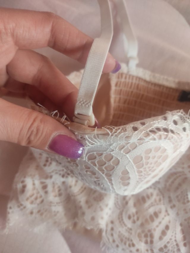 top ricamato taglia unica