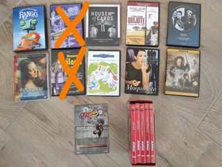 LOTE DVDs, BLU-RAY. Precio a convenir.