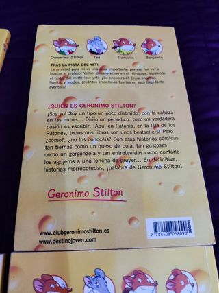 lote 5 libros de Gerónimo Stilton