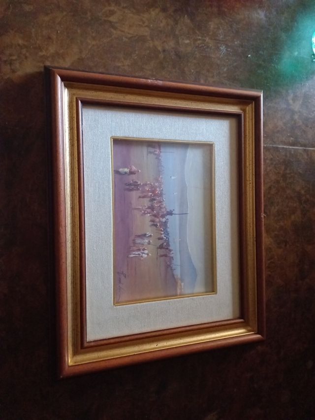 quadro dipinto a mano ad olio su tavola