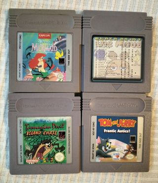 4 JUEGOS GAME BOY 