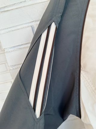 VINTAGE chaqueta beige gris ADIDAS talla XXL