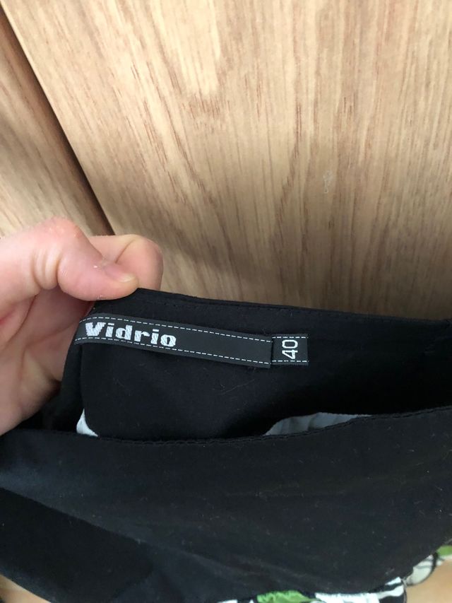 Vestido de flores verde de Vidrio, talla 40