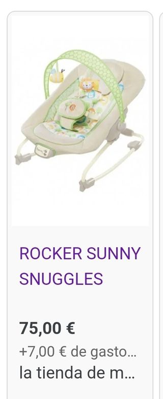 Hamaca - Mecedora bebé marca Ingenuity