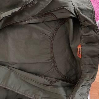 Chaqueta verde sin capucha