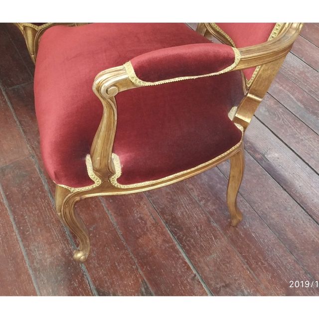 Sofá Luis XVI. Silla Antigua Francesa.