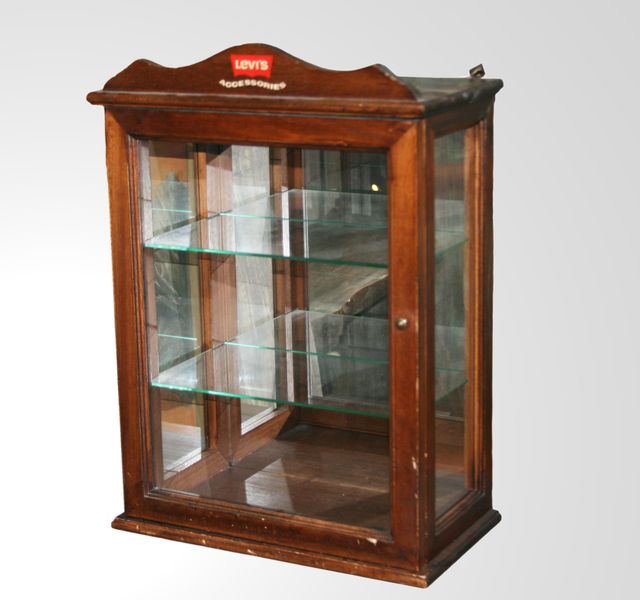 VETRINA VINTAGE, VETRINA IN LEGNO.