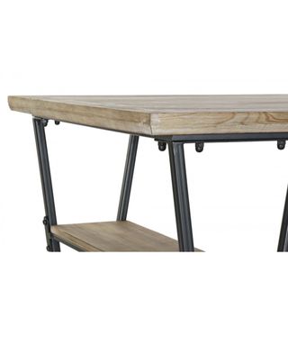 Escritorio madera maciza y metal nuevo