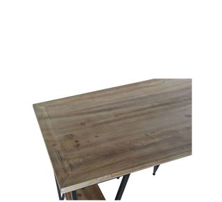 Escritorio madera maciza y metal nuevo