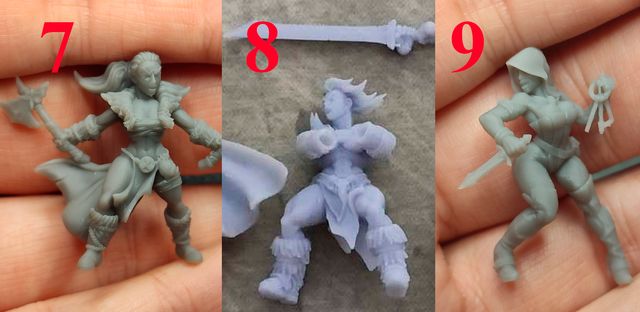 VARIADO - Miniaturas - Aventureras de Fantasía (2)