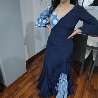 Vestido o bata rociera Flamenca