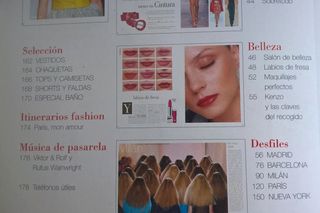 REVISTA LECTURAS.MODA PRIMAVERA-VERANO 2007