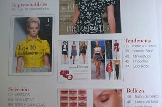 REVISTA LECTURAS.MODA PRIMAVERA-VERANO 2007