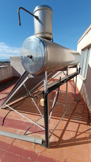 Termo solar averiado 