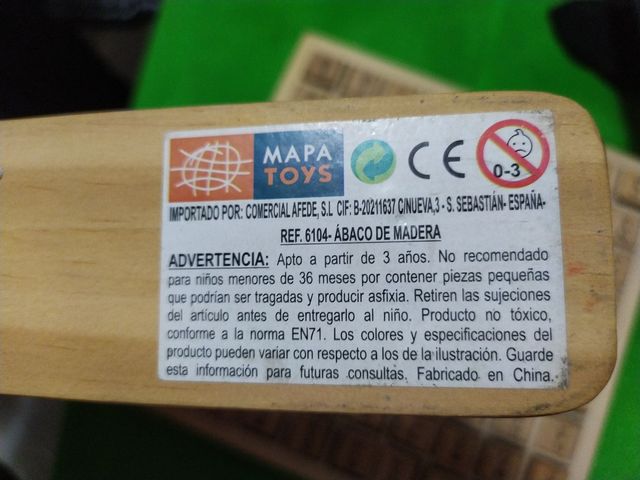 Ábaco de madera