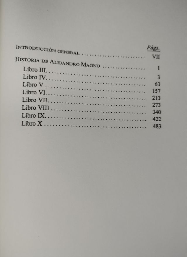 Historia de Alejandro Magno Quinto Curcio Rufo de segunda mano por 32