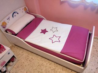 Cama 70x140 unisex+colchón+almohada+edredón