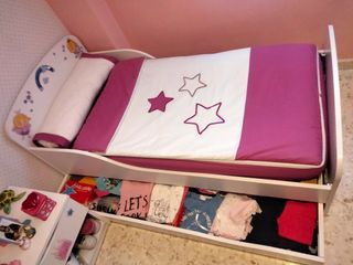 Cama 70x140 unisex+colchón+almohada+edredón