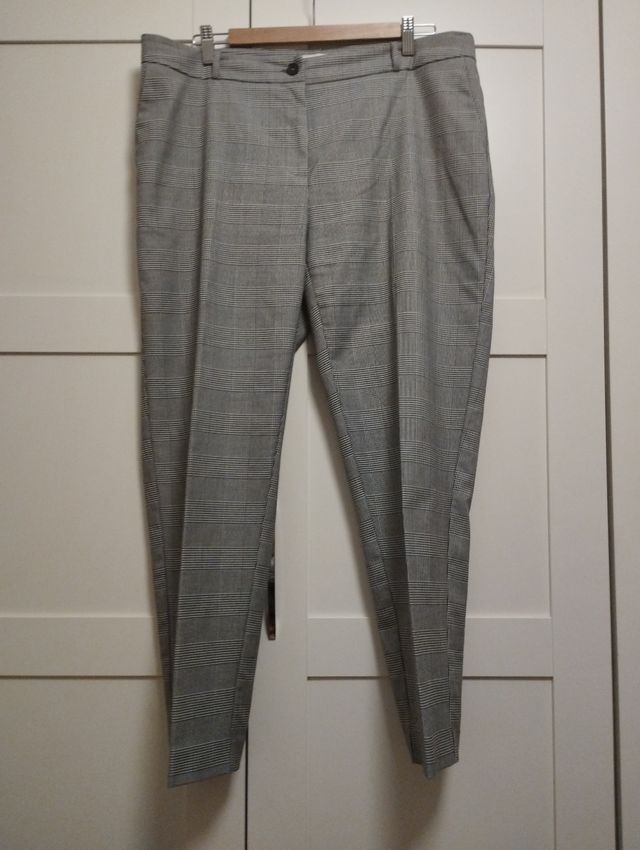 Pantalón de cuadros Príncipe de Gales. Marca Woman