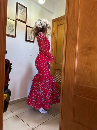 Vestido Flamenca Rojo
