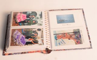 albun decorativo  de postales