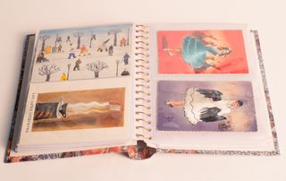 albun decorativo  de postales