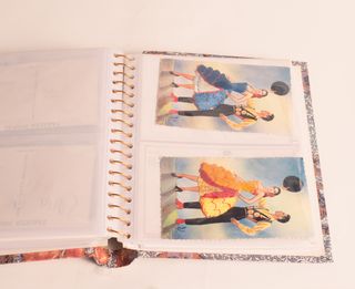 albun decorativo  de postales