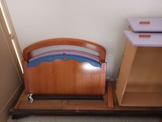 Dos sillones en madera auténtica bonitas vintage