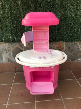 Cocina juguete rosa