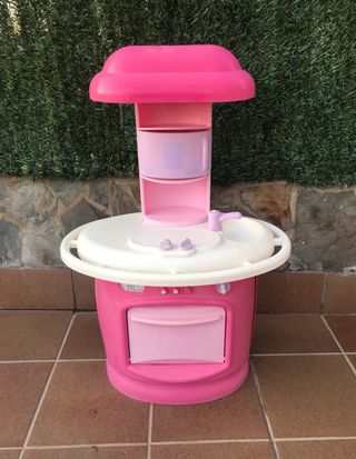Cocina juguete rosa