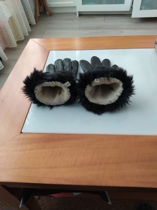 Guantes de fiesta de piel