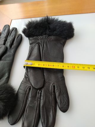 Guantes de fiesta de piel