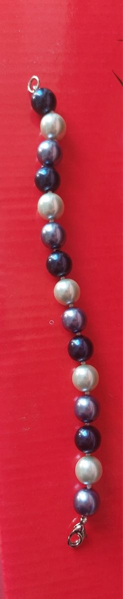 Pulsera De Perlas Azules