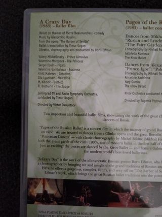 Pages of Russian Ballet DVD