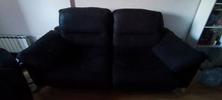 sofá + sillón reclinable